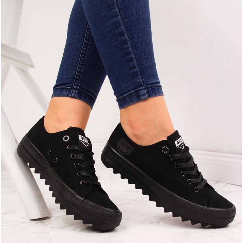 Tenisi negri din material textil Big Star FF274248 negru 1