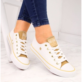 Pantofi sport albi, din material textil, Big Star HH274458 1