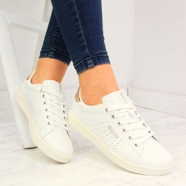 Pantofi sport albi din piele ecologică Big Star DD274583 1 Pantofi sport albi din piele ecologică Big Star DD274583 1