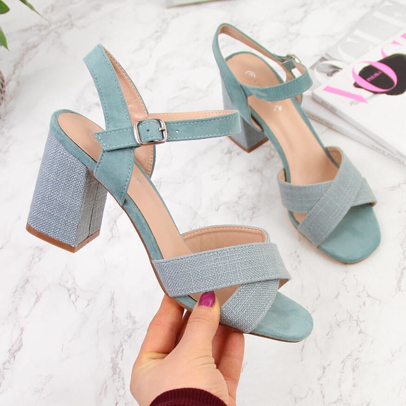 Sandale de dama Vinceza verzi pe post verde 2