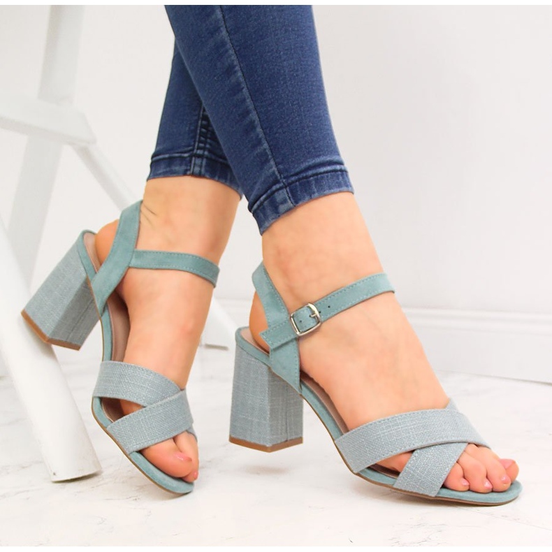 Sandale de dama Vinceza verzi pe post verde 1