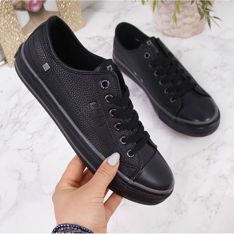 Big Star II274002 din piele ecologică neagră negru 2