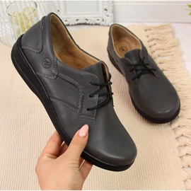 Gri Pantofi din piele de dama Helios 715 2 Gri Pantofi din piele de dama Helios 715 2