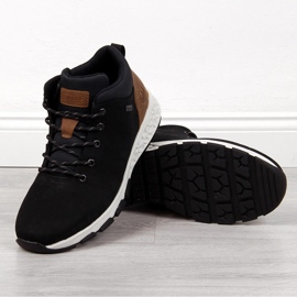 Pantofi barbati piele neagra Rieker B6740-00 negru 1