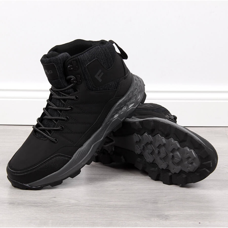 Cizme de drumeție bărbați Filippo negre negru 2