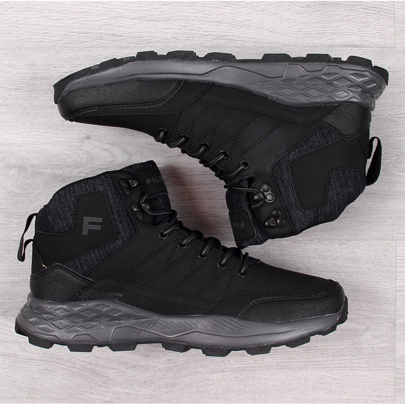 Cizme de drumeție bărbați Filippo negre negru 1