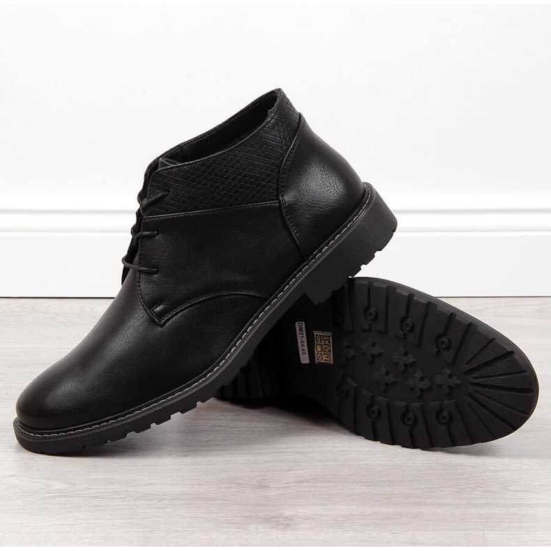 Pantofi izolați pentru bărbați, negri, Nowacki negru 2