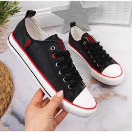 Pantofi sport negri din piele ecologică Big Star JJ274129 negru 1