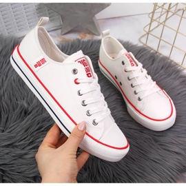 Pantofi sport albi din piele ecologică Big Star JJ274130 2