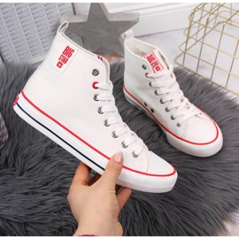 Tenisi Big Star albi din material textil JJ274127 1 Tenisi Big Star albi din material textil JJ274127 1