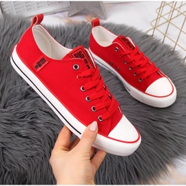 Adidași roșii din material textil Big Star JJ274124 roșu 1