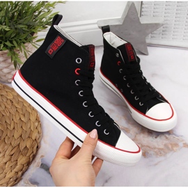 Tenisi negri din material textil Big Star JJ274126 negru 1