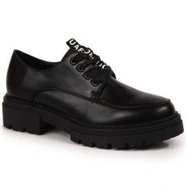 Cizme de dama cu platforma Laura La.Fi neagra negru 1