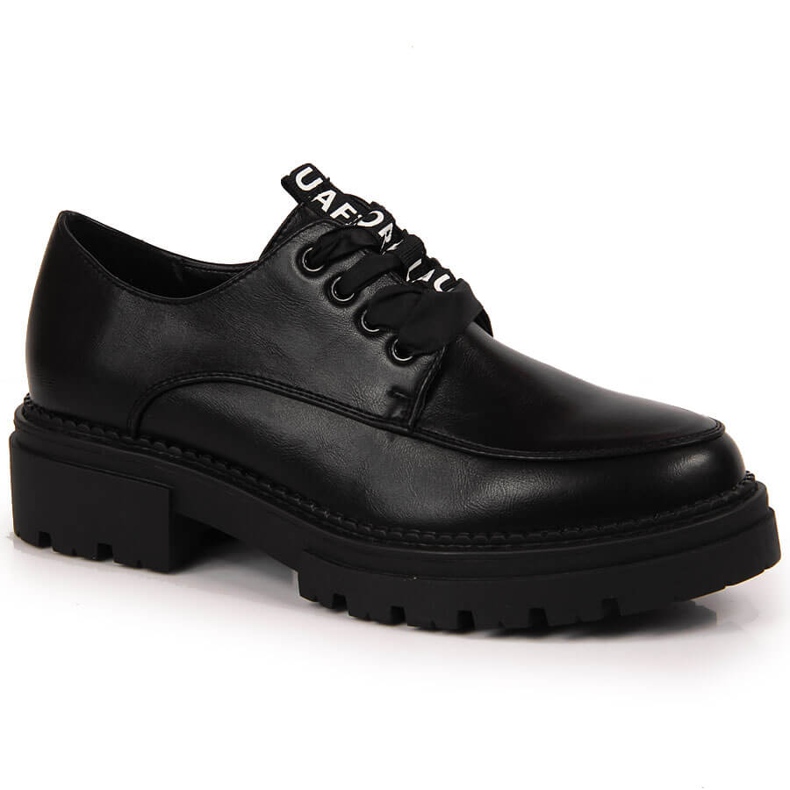 Cizme de dama cu platforma Laura La.Fi neagra negru 1