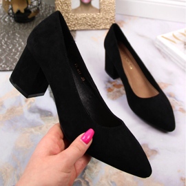 Pompi piele intoarsa neagra Sergio Leone negru 2