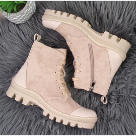 S.Barski Tenisi damă bej cu platformă DA 2