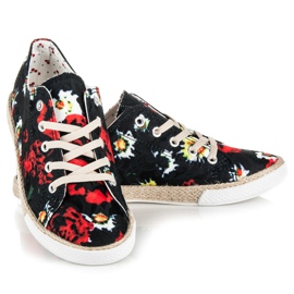 Kylie Espadrile cu șireturi negru 1 Kylie Espadrile cu șireturi negru 1