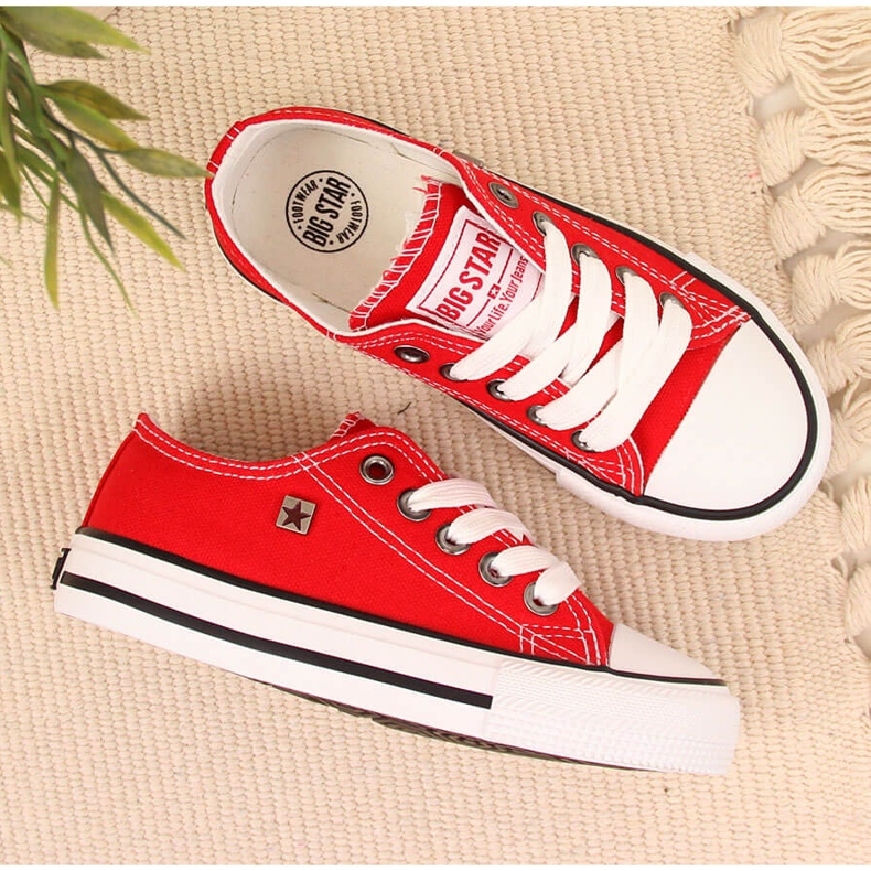 Adidasi copii Red Big Star FF374201 roșu 2