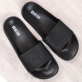 Papuci de plaja din cauciuc negru pentru copii Big Star DD374157 2