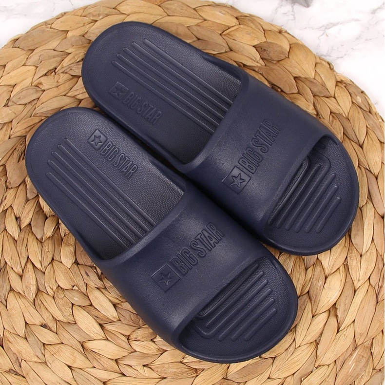 Papuci pentru copii din spuma Big Star GG374810 albastru marin 2