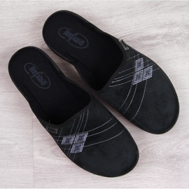 Papuci de casă bărbați Befado negri negru 1