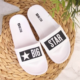 Papuci copii albi pentru piscina Big Star DD374151 negru 2