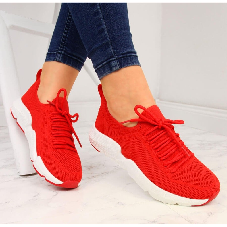 American Club Pantofi sport roșii roșu 1 American Club Pantofi sport roșii roșu 1