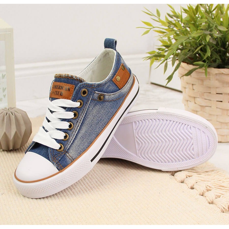 Adidași pentru copii American Club bleumarin albastru 2