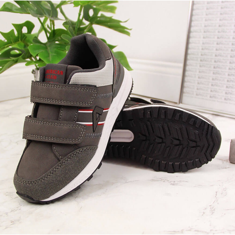 Sport băieți gri American Club velcro 2 Sport băieți gri American Club velcro 2