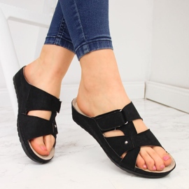 Papuci papuci negri Vinceza negru 1