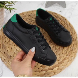 Tenisi copii low eco piele neagra Big Star DD374147 negru 1