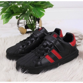 Pantofi sport pentru copii Black Big Star GG374022 cu velcro negru 2