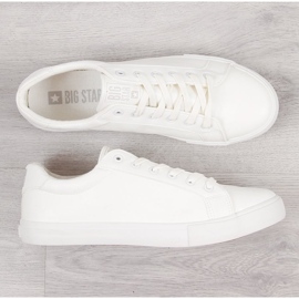 Piele ecologică albă joasă pentru bărbați Big Star II174028 1