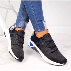 Pantofi sport din piele gri Big Star II274309 1