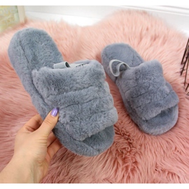 Papuci gri dama Seastar home gri 2