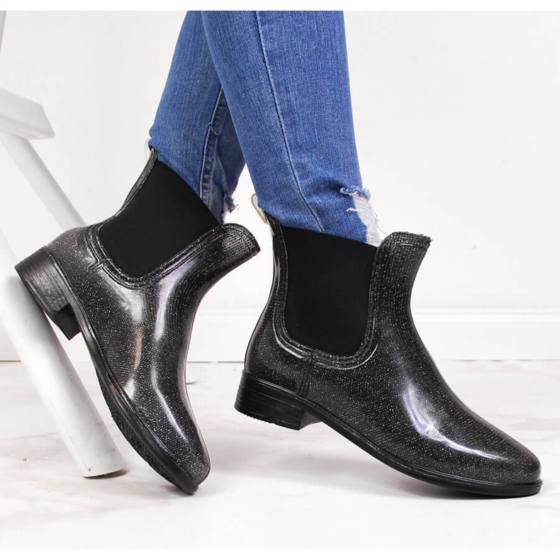 Galusuri de dama negre si argintii, negre si argintii T.Sokolski negru 1