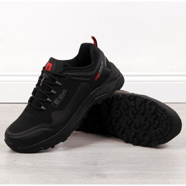 News Pantofi de drumeție pentru bărbați impermeabili negri NOUTĂȚI negru 1