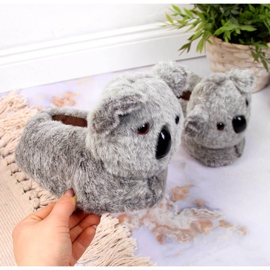 Papuci pentru copii animale de companie koala domestice gri 1