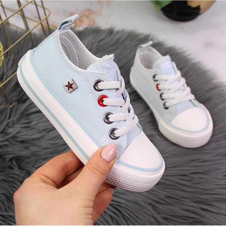 Adidasi copii cu elastic albastru Big Star HH374094 1