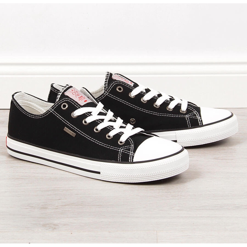 Tenisi negri pentru bărbați Cross Jeans JJ1R4003C negru 1 Tenisi negri pentru bărbați Cross Jeans JJ1R4003C negru 1