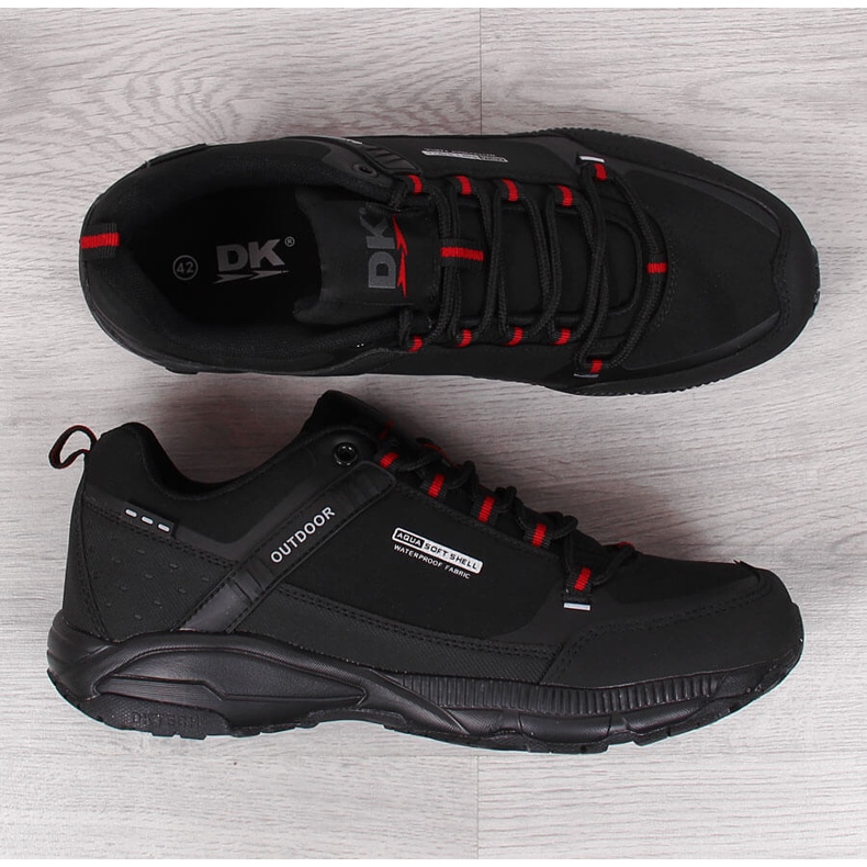Pantofi sport de trekking impermeabili pentru bărbați DK negru 1