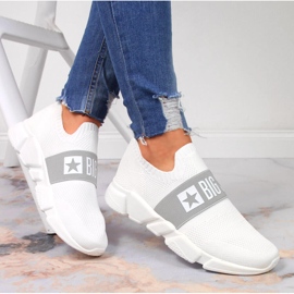 Slip on pantofi sport albi Big Star JJ274297 1