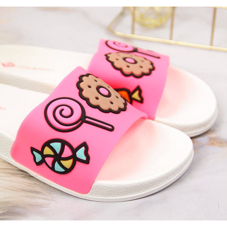 Papuci de piscina fete roz Atletico 1 Papuci de piscina fete roz Atletico 1