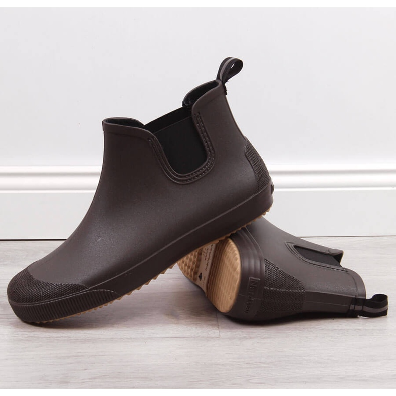 Nordmann Cizme de ploaie maro pentru bărbați de la Nordman 2 Nordmann Cizme de ploaie maro pentru bărbați de la Nordman 2