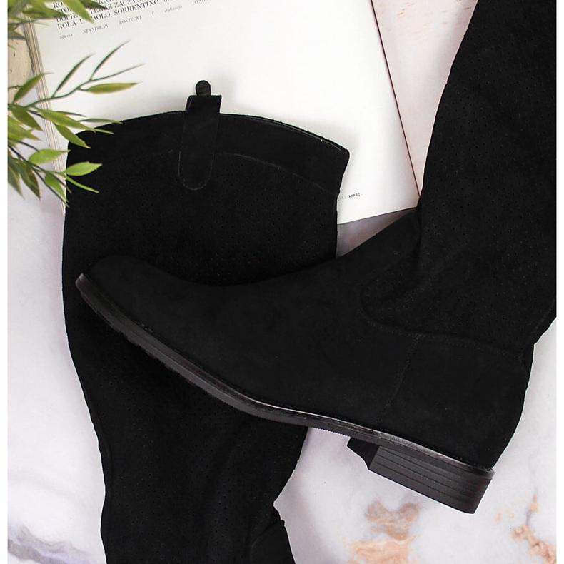 S.Barski Cizme negre de primăvară pentru femei S. Barski negru 2