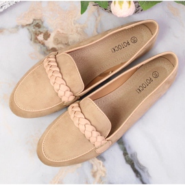 Pantofi slip-on dama bej Potocki 4