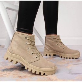 Tenisi Filippo de dama bej din piele 2