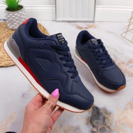 Pantofi sport American Club bleumarin albastru marin 1