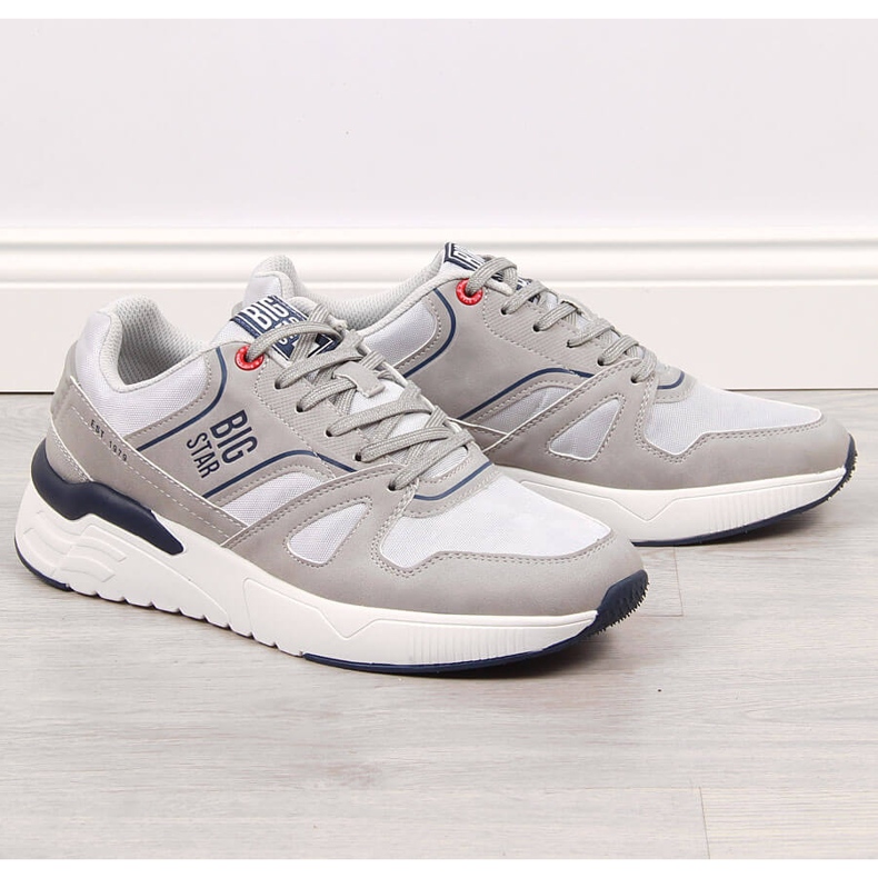 Gri Pantofi sport casual pentru bărbați Big Star JJ174276 1