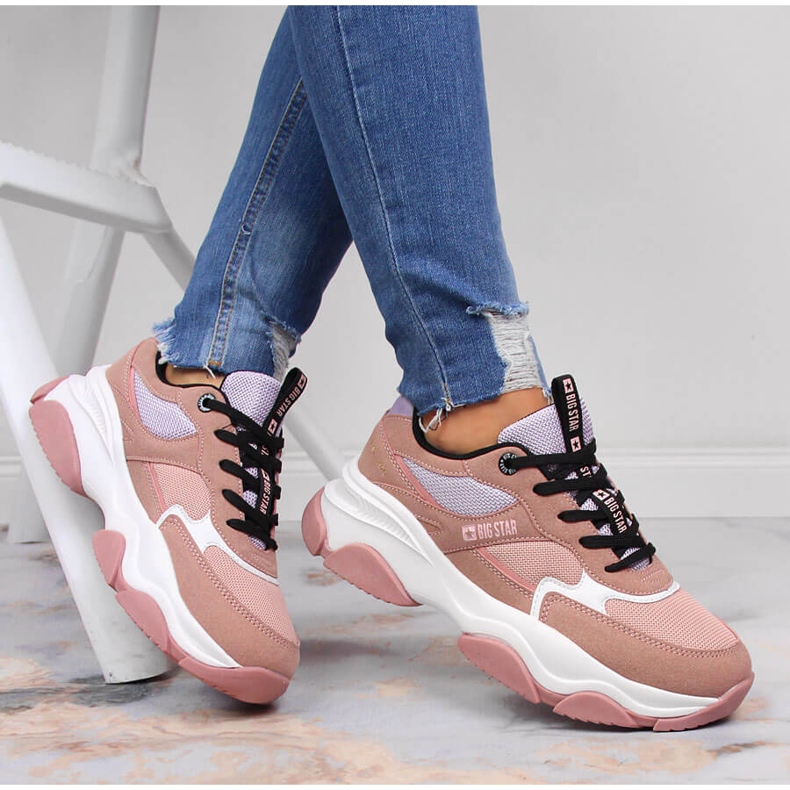 Adidasi sport dama roz Big Star JJ274577 1 Adidasi sport dama roz Big Star JJ274577 1